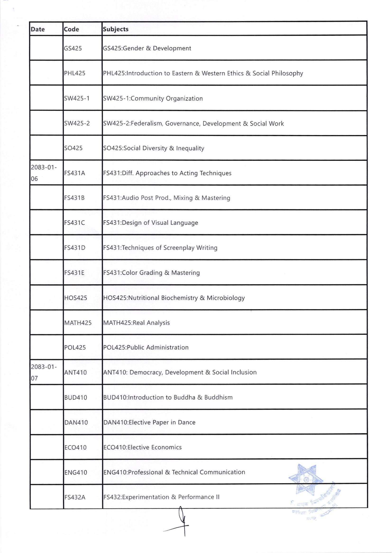 Tribhuvan University Publishes Exam Schedule 8 1771934809 00008