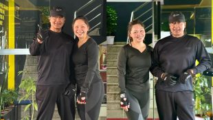 Rajesh Hamal and Madhu Bhattarai