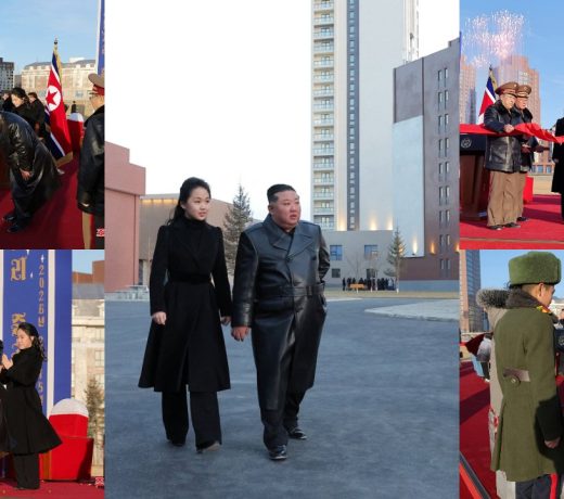 Kim Jong Un and Daughter Preside Over Pyongyang Housing Ceremony