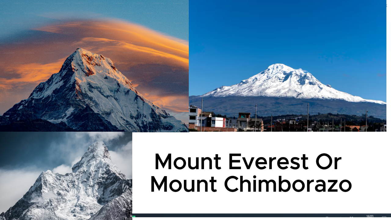 Everest or chimborazo